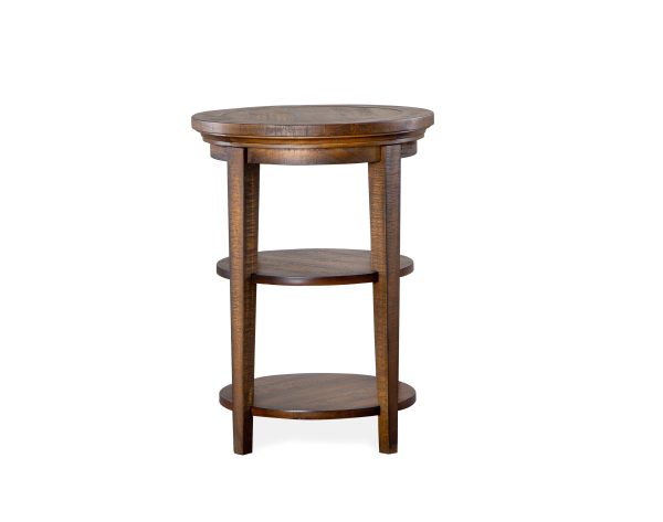 Bay Creek - Round Accent End Table - Toasted Nutmeg Online