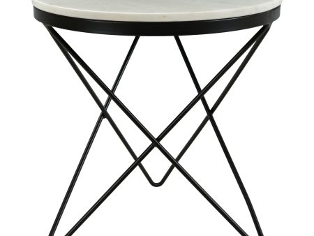 Haley - Side Table Black Base - Black on Sale