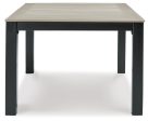 Mount Valley - Black   Driftwood - Rect Dining Table W Umb Opt Online now