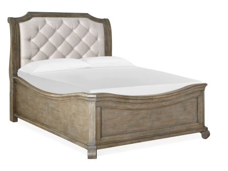 Tinley Park - Complete Sleigh Bed With Shaped Footboard Supply