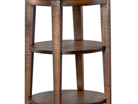 Bay Creek - Round Accent End Table - Toasted Nutmeg Online