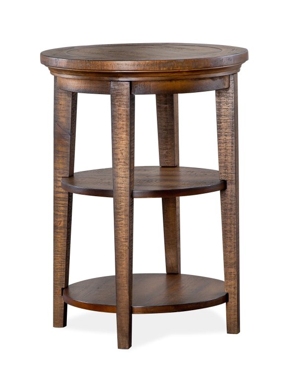 Bay Creek - Round Accent End Table - Toasted Nutmeg Online