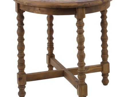 Samuelle - Wooden End Table - Light Brown For Sale