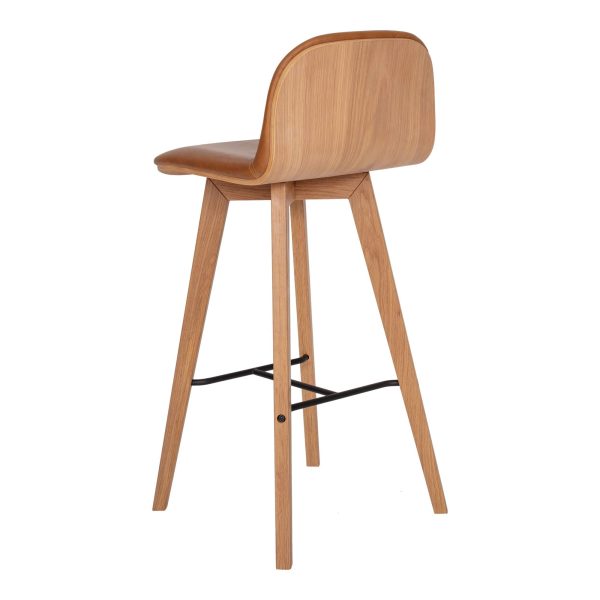 Napoli - Leather Barstool - Tan For Sale