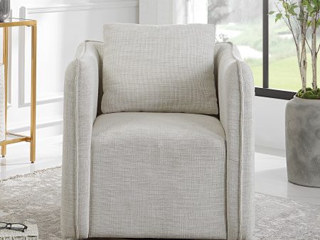 Corben - Swivel Armchair - Silver Fashion