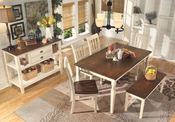 Whitesburg - Brown   Cottage White - Dining Room Server Sale