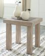 Hennington - Light Brown - Rectangular End Table For Discount