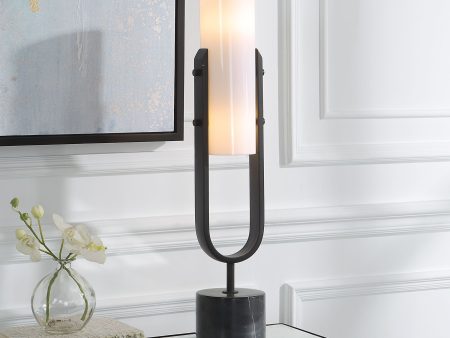 Runway - Industrial Accent Lamp - Black Fashion