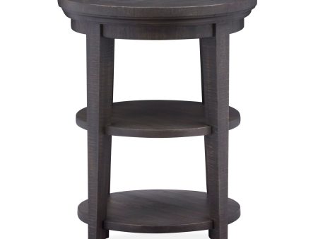 Westley Falls - Round Accent End Table - Graphite Online Sale