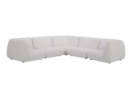 Zeppelin - Classic L Modular Sectional - White on Sale