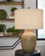 Jairgan - Tan   Black - Poly Table Lamp (Set of 2) Online now