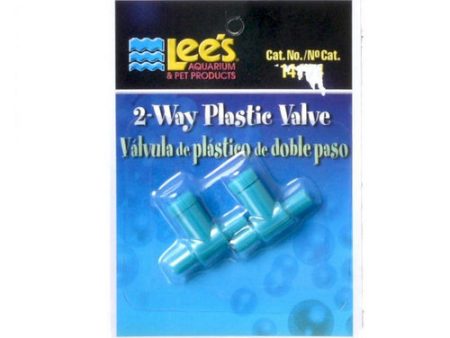 2 Way Plastic Valve 2 Pack by Lee s Sale