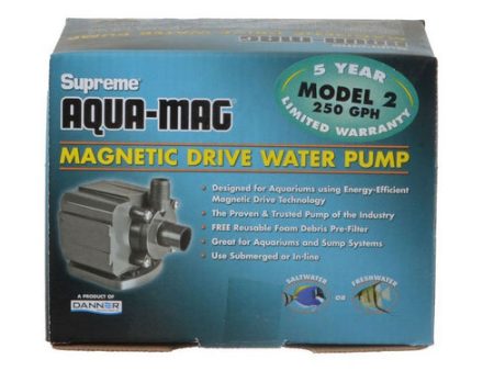 Aqua-Mag Magnetic Drive Water Pump Aqua-Mag 2 Pump (250 GPH) by Supreme Online Sale