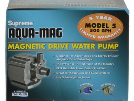 Aqua-Mag Magnetic Drive Water Pump Aqua-Mag 5 Pump (500 GPH) by Supreme Online now