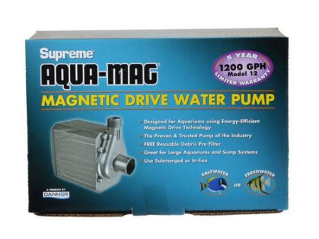 Aqua-Mag Magnetic Drive Water Pump Aqua-Mag 12 Pump (1,200 GPH) by Supreme Online Hot Sale