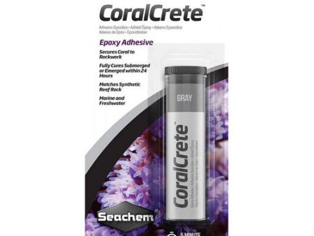 CoralCrete Gray Epoxy Adhesive 2 oz by Seachem For Discount