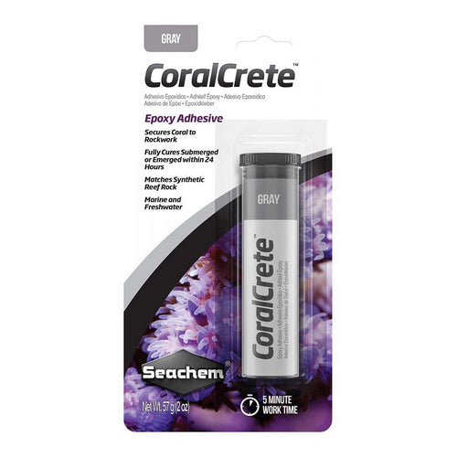 CoralCrete Gray Epoxy Adhesive 2 oz by Seachem For Discount